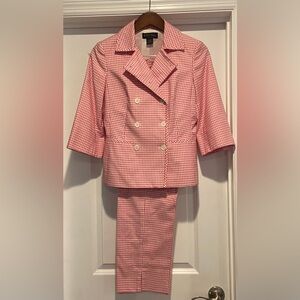 Brooks Brothers Pink Gingham Suit Set